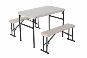 LIFETIME テーブル＆ベンチSET/4人掛