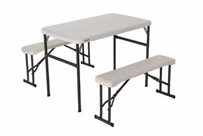 LIFETIME テーブル＆ベンチSET/4人掛